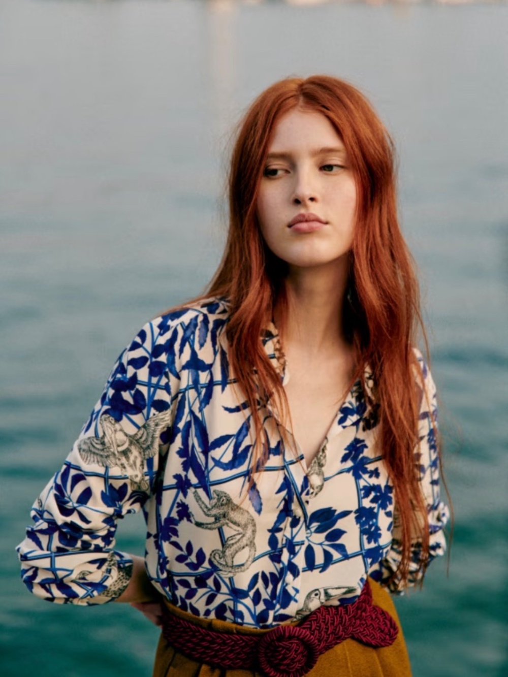 ANN SHIRT - SÉZANE X INOUI EDITIONS- Size 36/ US 4/ small